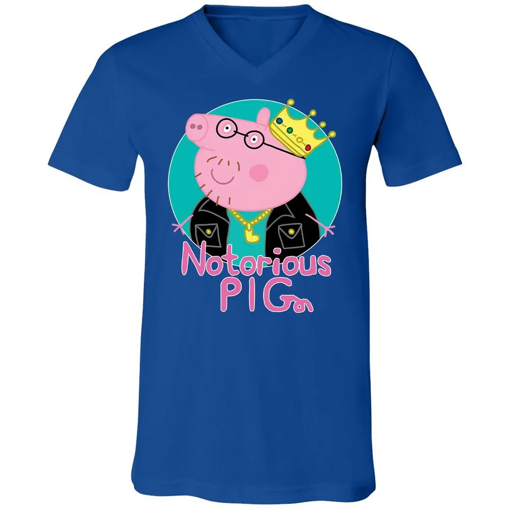 Unisex V-Neck T-Shirt - 2D3FEFPC - True Royal - 4