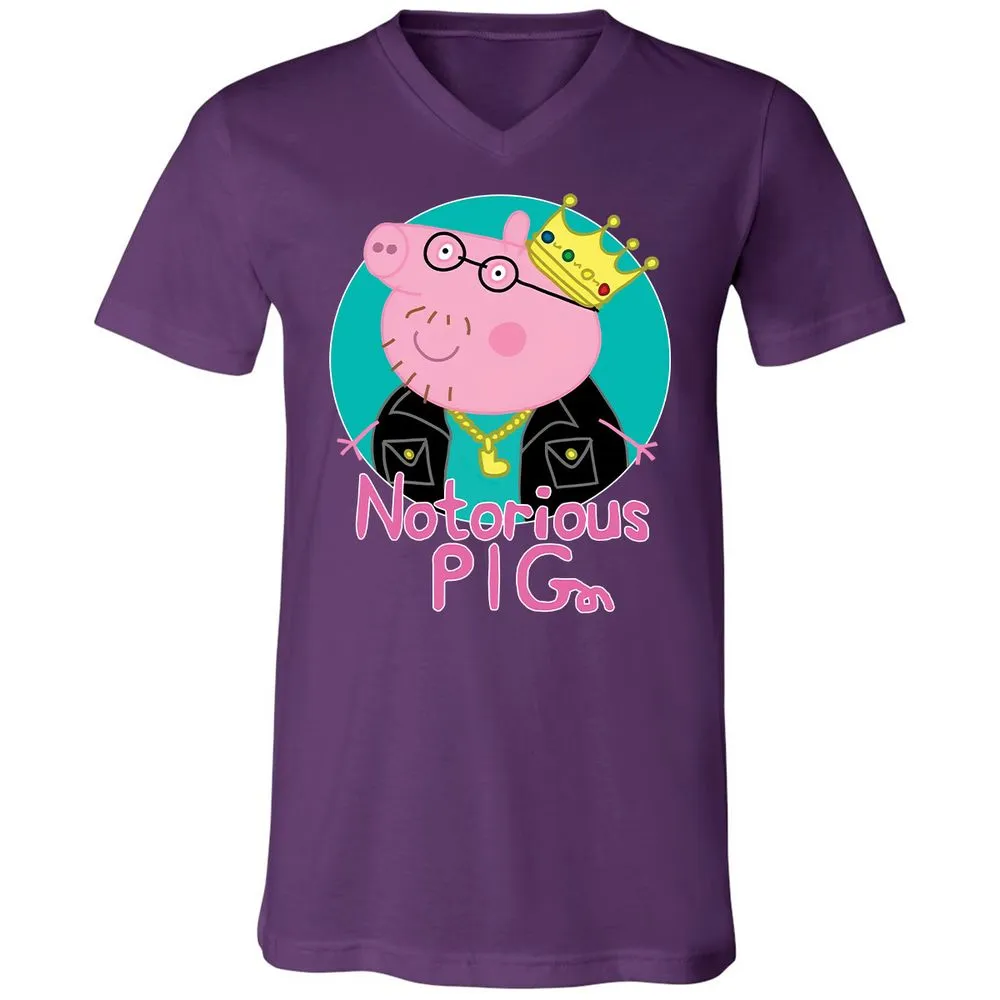 Unisex V-Neck T-Shirt - 2D3FEFPC - Team Purple - 9