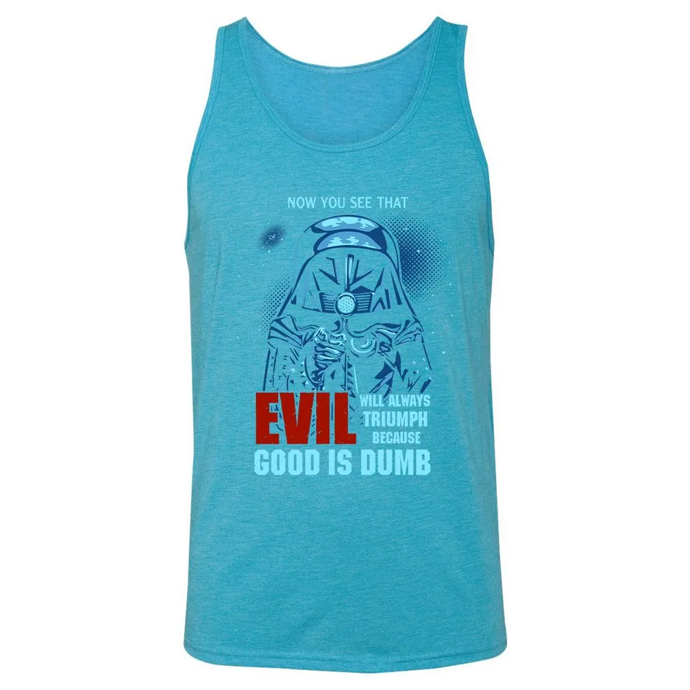 Unisex Jersey Tank - TQBSYZRQ - Aqua Triblend - 3