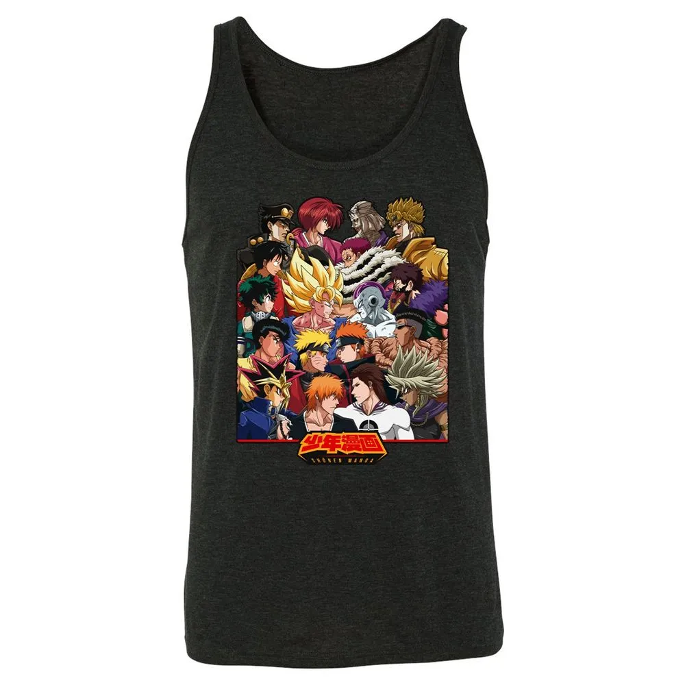 Unisex Jersey Tank - 2CMQZDZH - Charcoal Black Triblend - 5