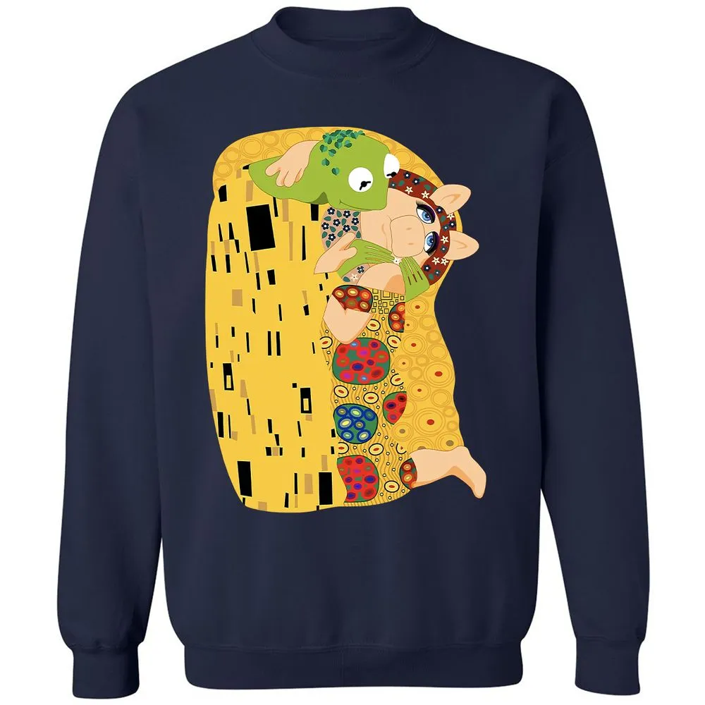 Classic Unisex Sweatshirt - V3ED4NHT - Navy - 2