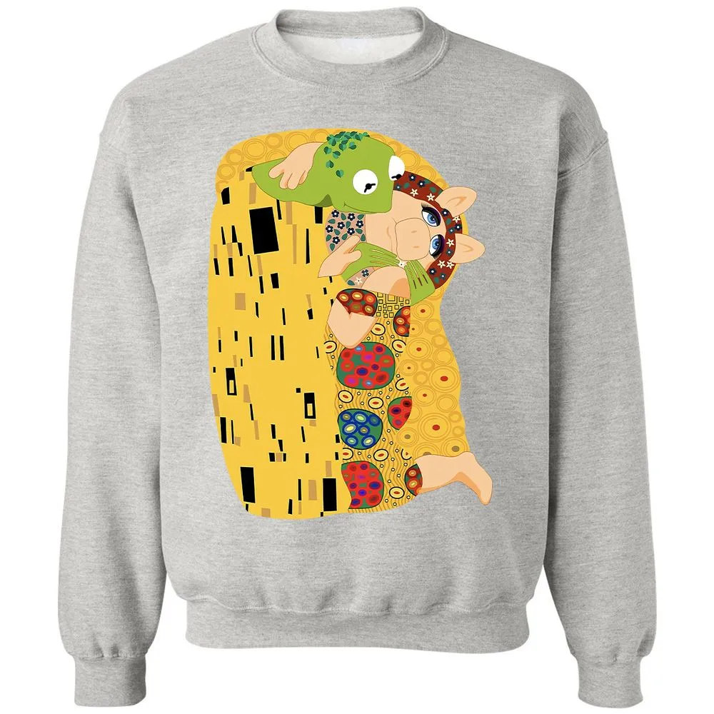Classic Unisex Sweatshirt - V3ED4NHT - Ash - 8
