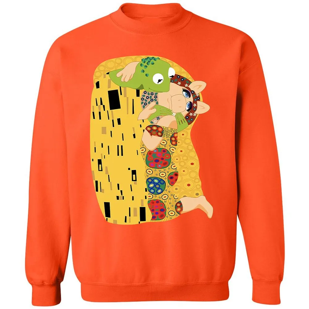 Classic Unisex Sweatshirt - V3ED4NHT - Orange - 10