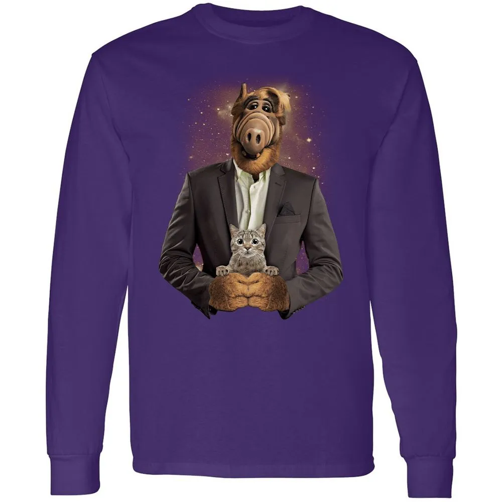 Long Sleeve T-Shirt - XUT5TWE8 - Purple - 13