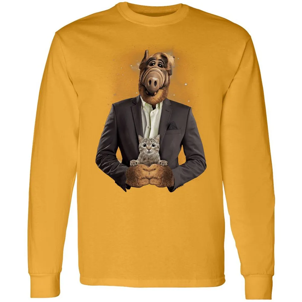 Long Sleeve T-Shirt - XUT5TWE8 - Gold - 9