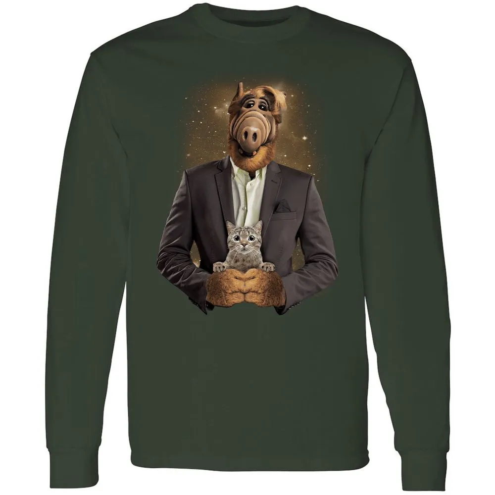 Long Sleeve T-Shirt - XUT5TWE8 - Forest Green - 4