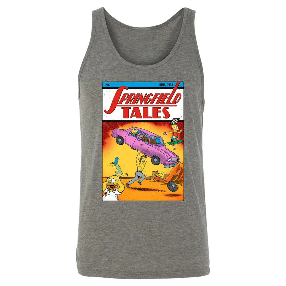 Unisex Jersey Tank - 31FFNQL3 - Grey Triblend - 8