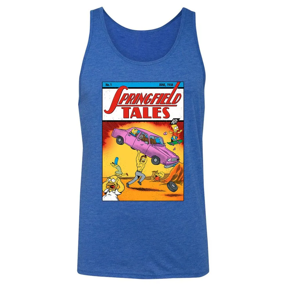 Unisex Jersey Tank - 31FFNQL3 - True Royal Triblend - 12