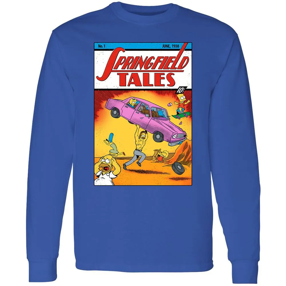 Long Sleeve T-Shirt - 9NH8ACWQ - Royal - 8