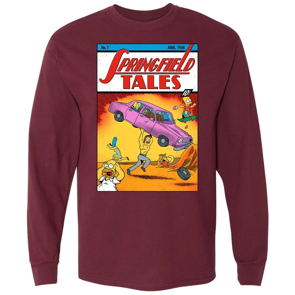 Long Sleeve T-Shirt - 9NH8ACWQ - Maroon - 11