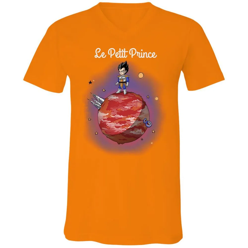 Unisex V-Neck T-Shirt - RBPQYT1S - Orange - 11