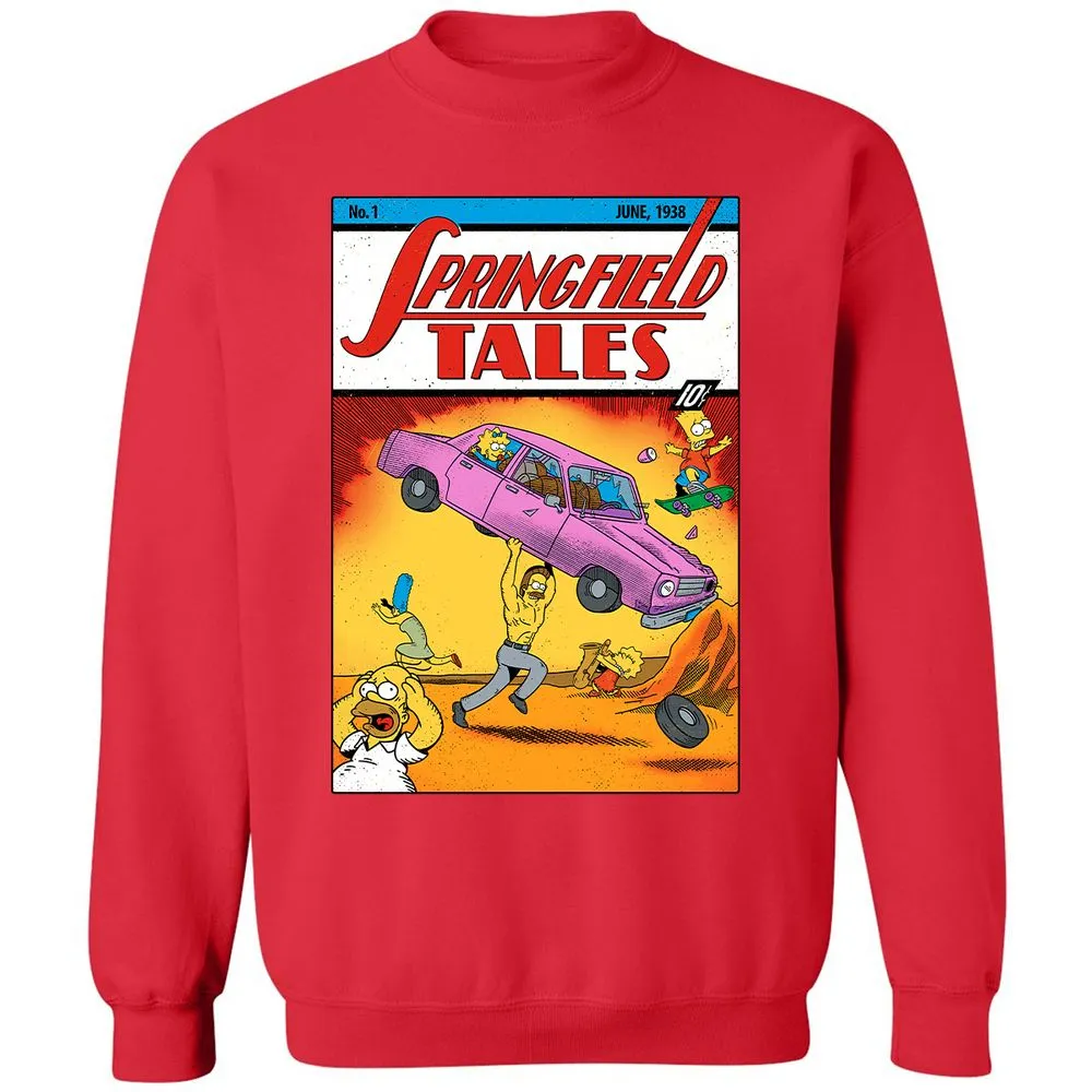 Classic Unisex Sweatshirt - RM9YVQMU - Red - 5