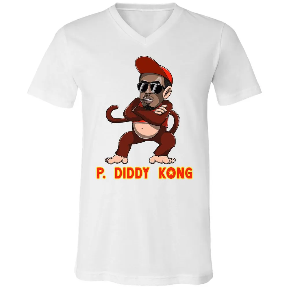 Unisex V-Neck T-Shirt - 9TQ1A26L - White - 5