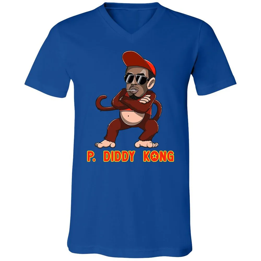 Unisex V-Neck T-Shirt - 9TQ1A26L - True Royal - 4