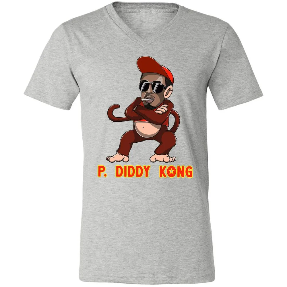 Unisex V-Neck T-Shirt - 9TQ1A26L - Athletic Heather - 7