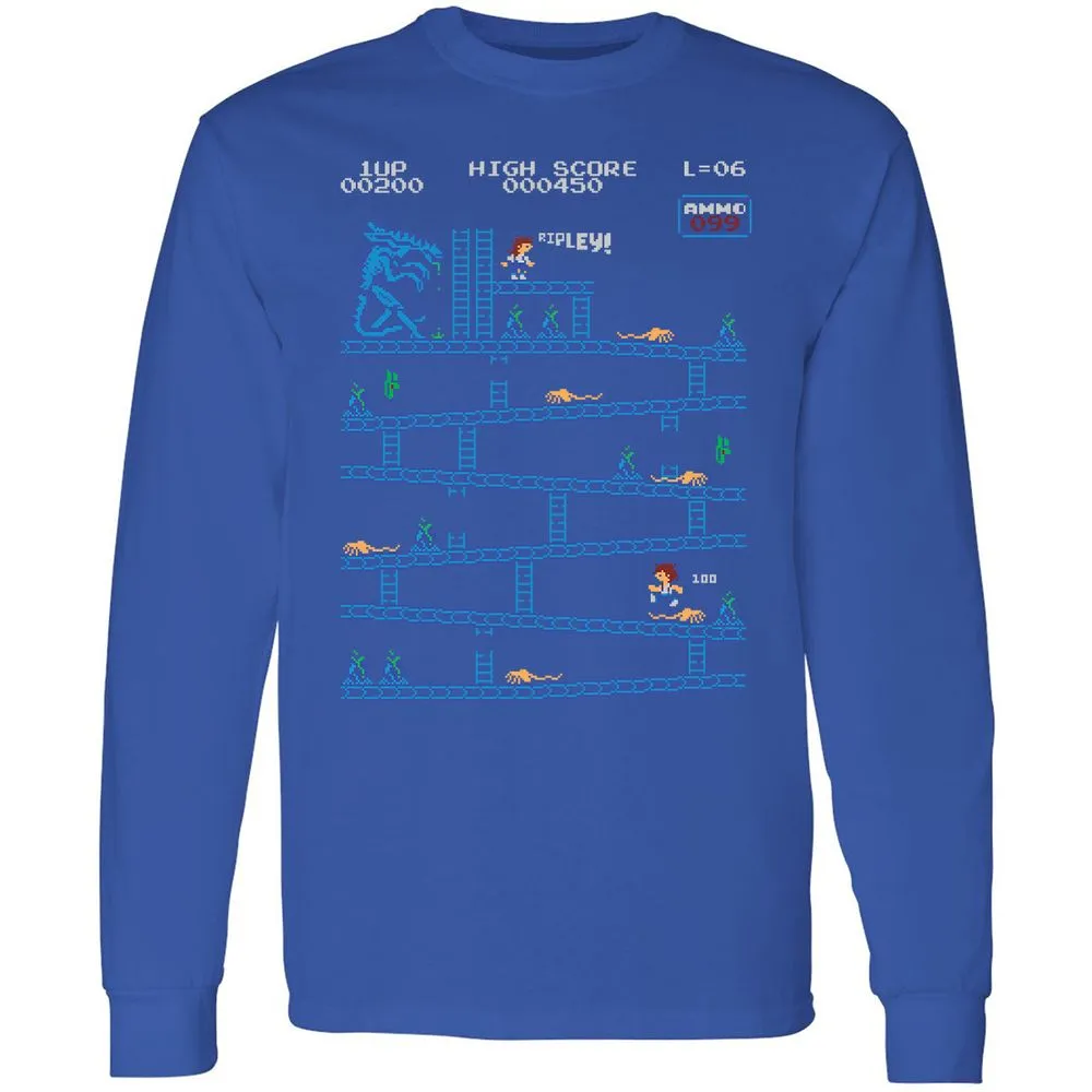 Long Sleeve T-Shirt - 4JCSS58P - Royal - 8