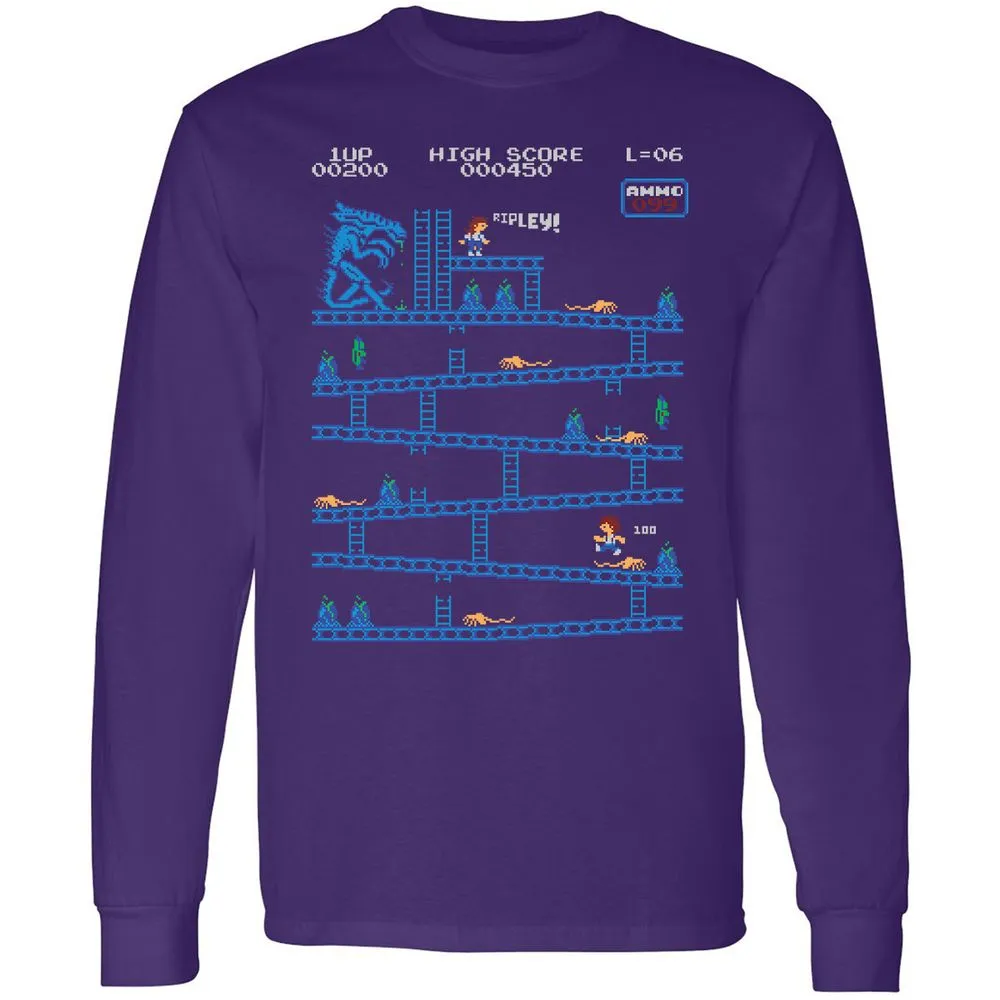 Long Sleeve T-Shirt - 4JCSS58P - Purple - 13