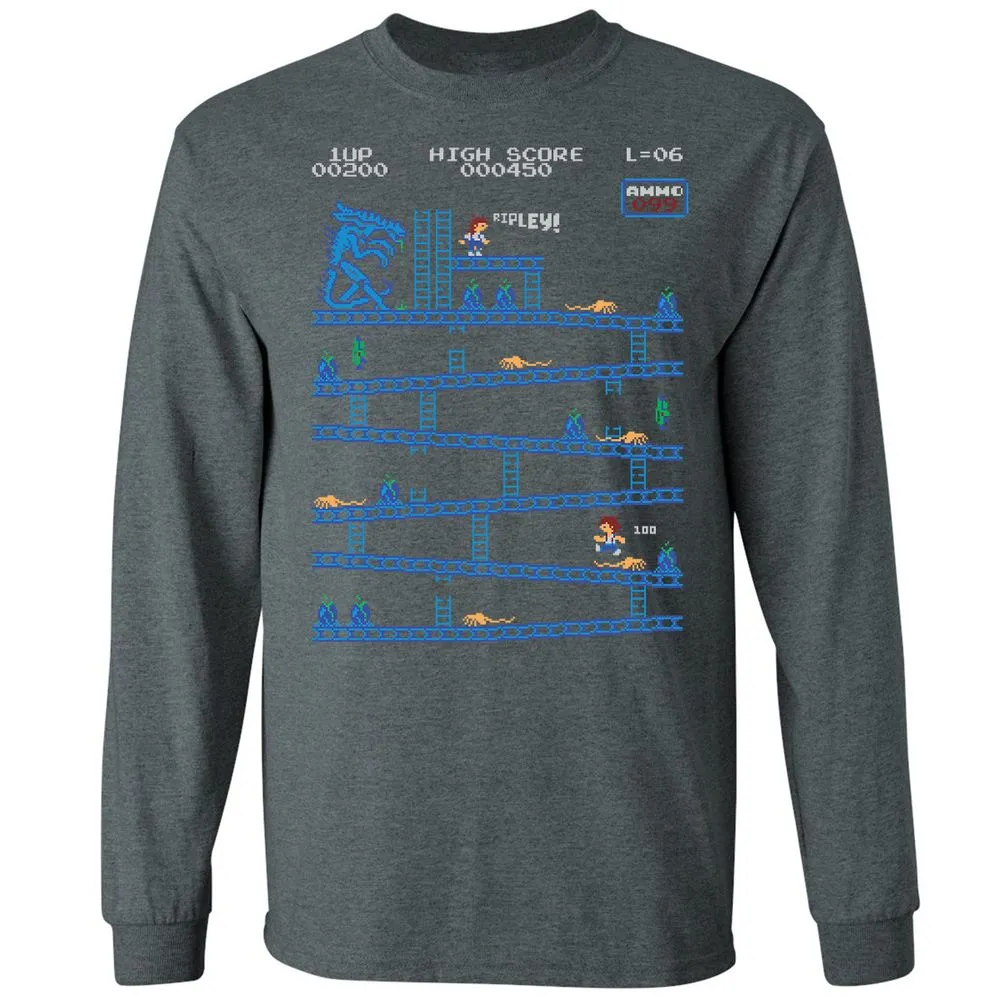 Long Sleeve T-Shirt - 4JCSS58P - Dark Heather - 15