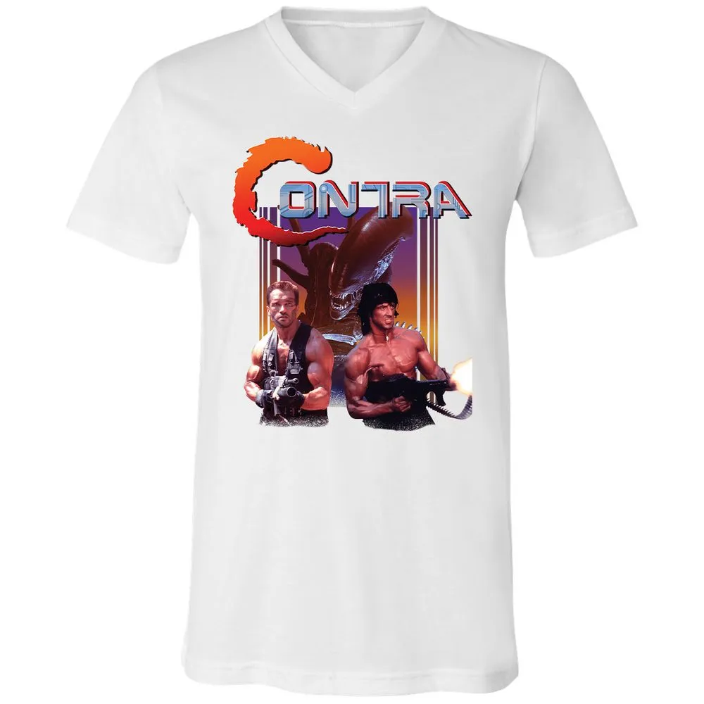 Unisex V-Neck T-Shirt - 7XXGMJAM - White - 5