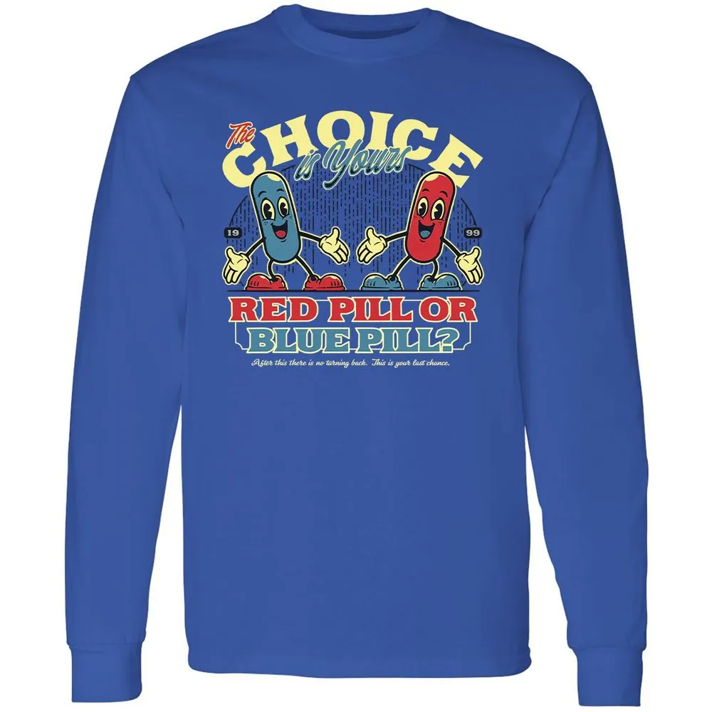 Long Sleeve T-Shirt - 1L7QJMW6 - Royal - 8