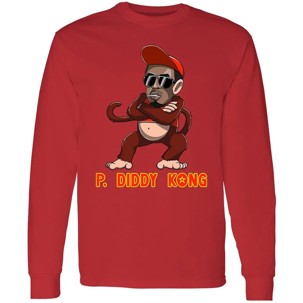 Long Sleeve T-Shirt - 3Q8J9AB7 - Red - 14