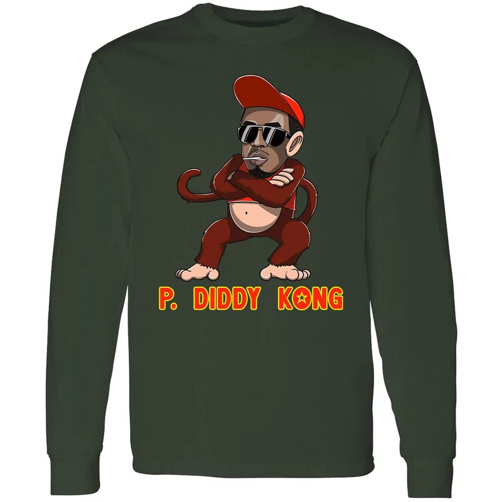 Long Sleeve T-Shirt - 3Q8J9AB7 - Forest Green - 4
