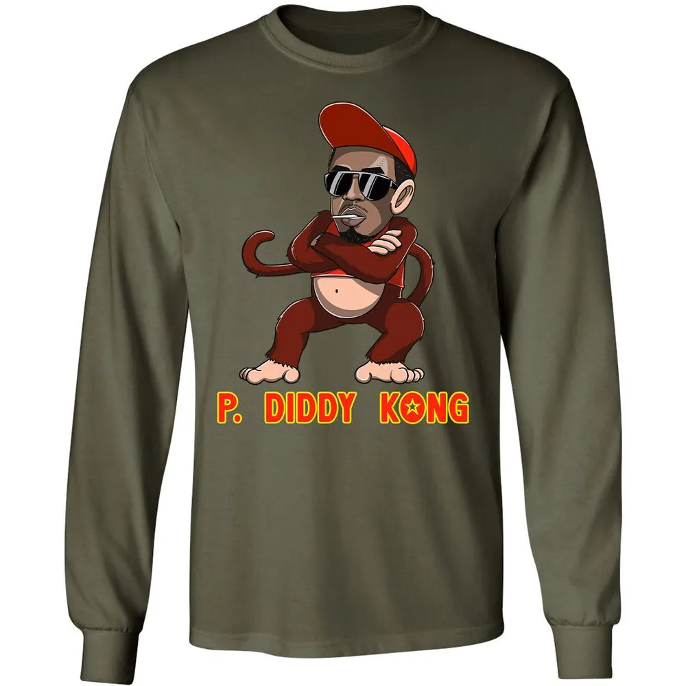 Long Sleeve T-Shirt - 3Q8J9AB7 - Military Green - 16