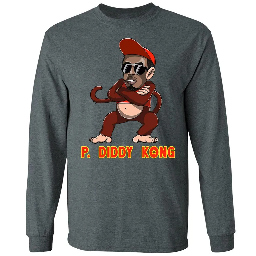 Long Sleeve T-Shirt - 3Q8J9AB7 - Dark Heather - 15