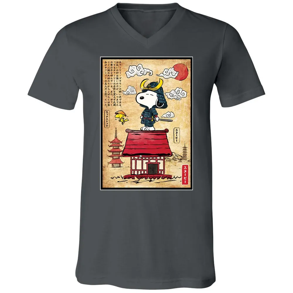 Unisex V-Neck T-Shirt - 49PCRJCS - Asphalt - 12