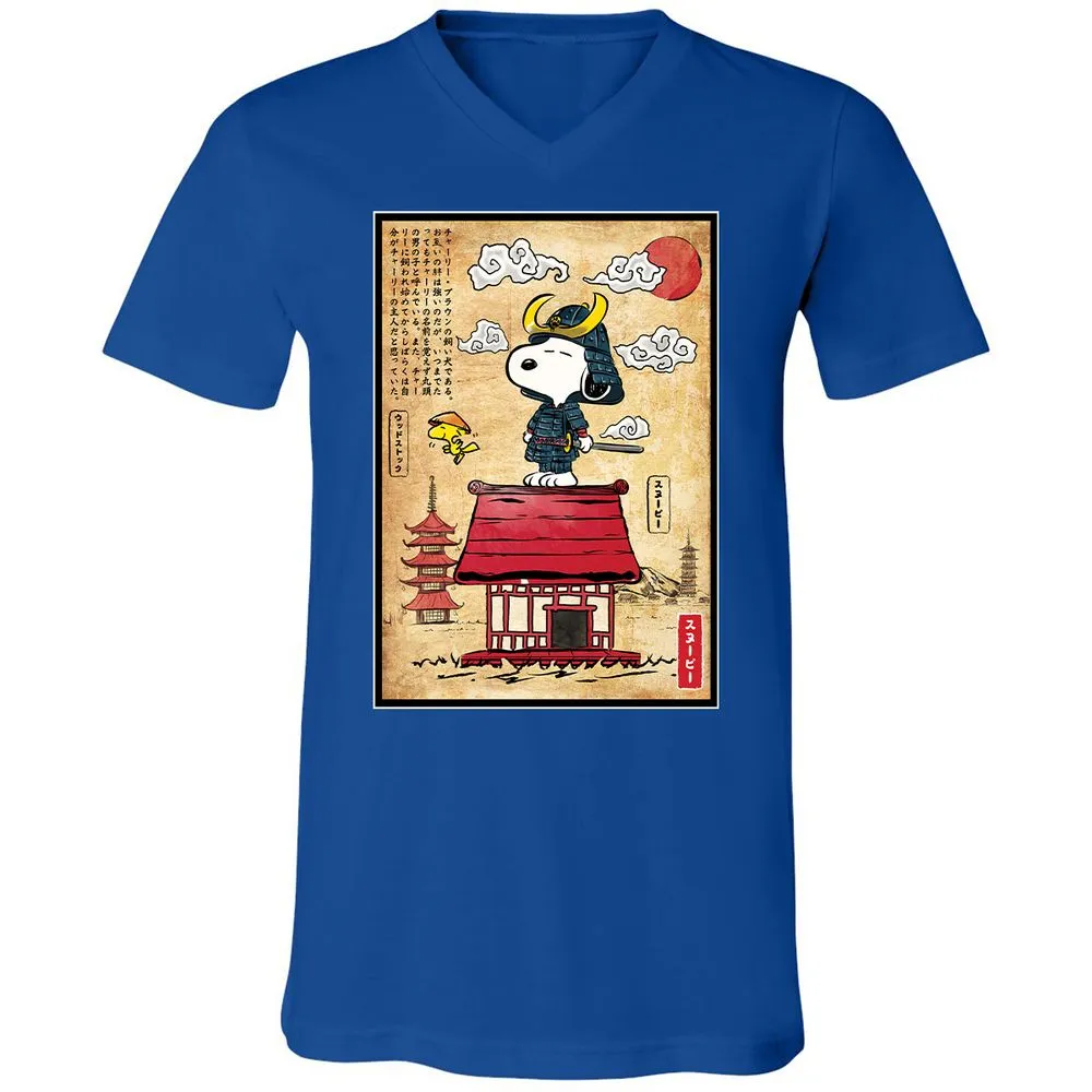 Unisex V-Neck T-Shirt - 49PCRJCS - True Royal - 4