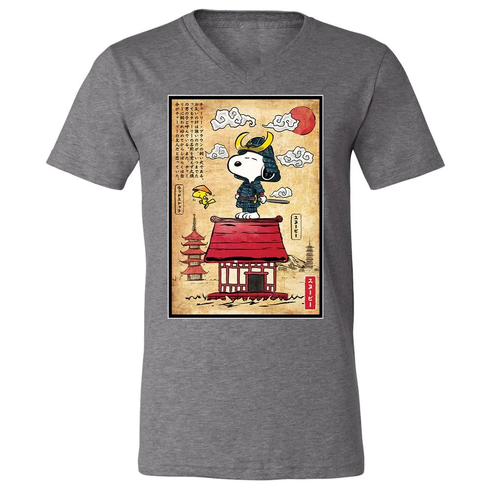 Unisex V-Neck T-Shirt - 49PCRJCS - Deep Heather - 13
