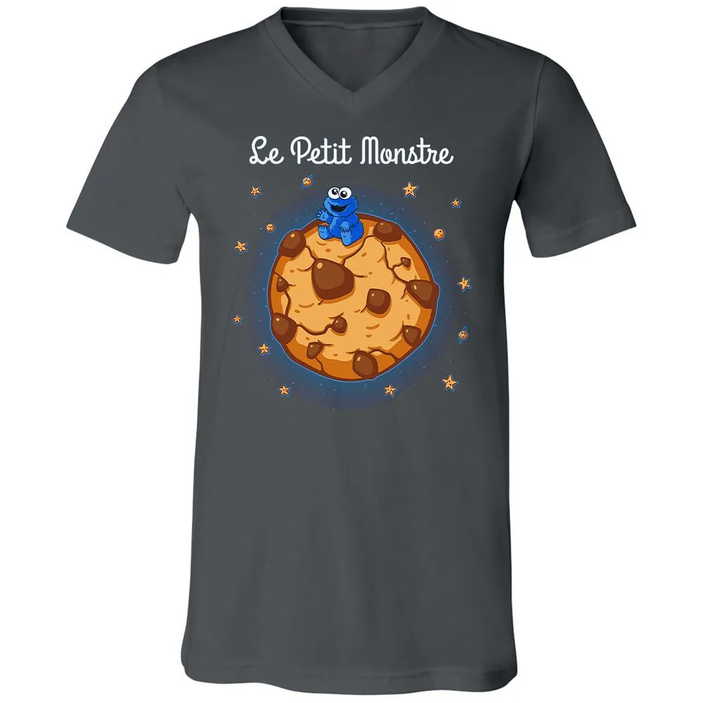 Unisex V-Neck T-Shirt - EZ3VNJAF - Asphalt - 12
