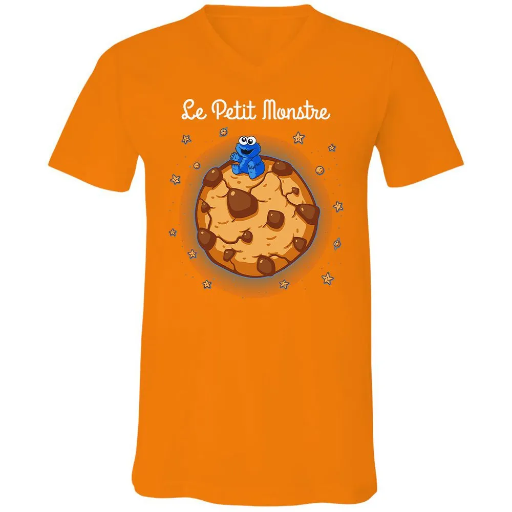 Unisex V-Neck T-Shirt - EZ3VNJAF - Orange - 11