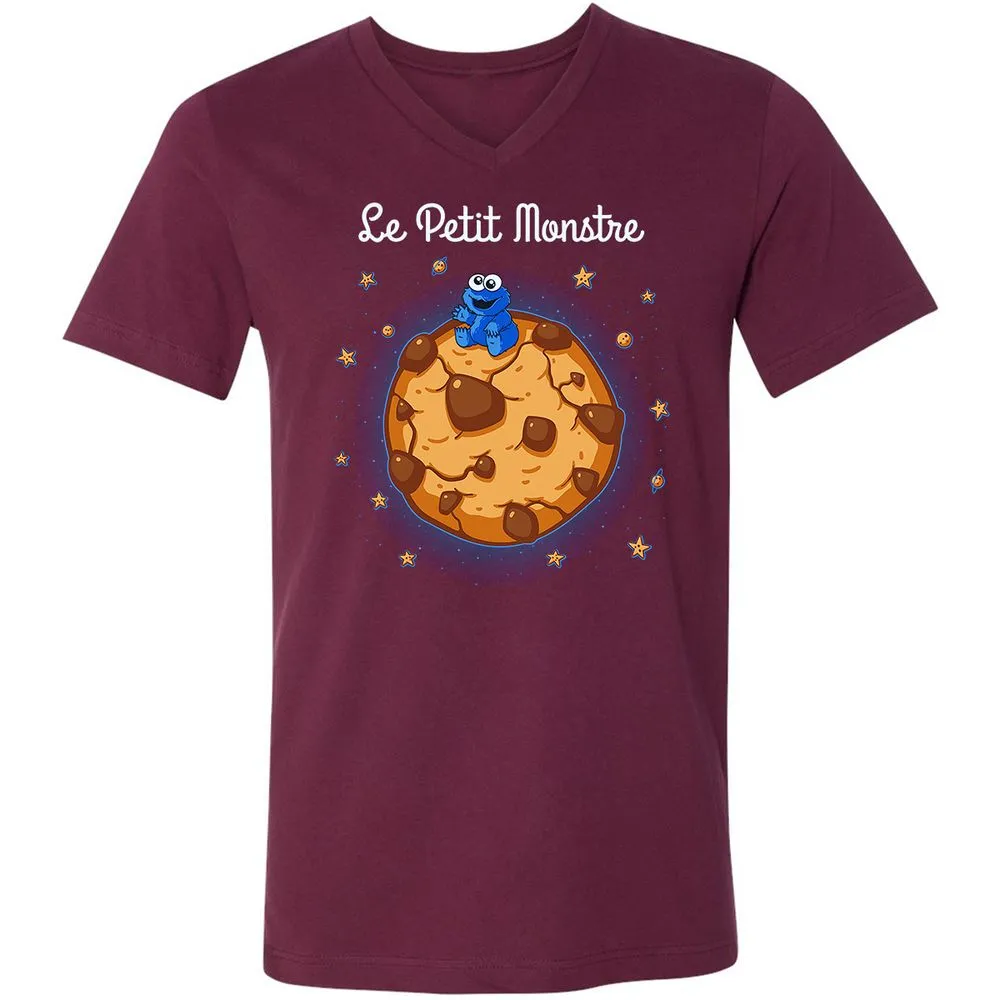 Unisex V-Neck T-Shirt - EZ3VNJAF - Maroon - 6