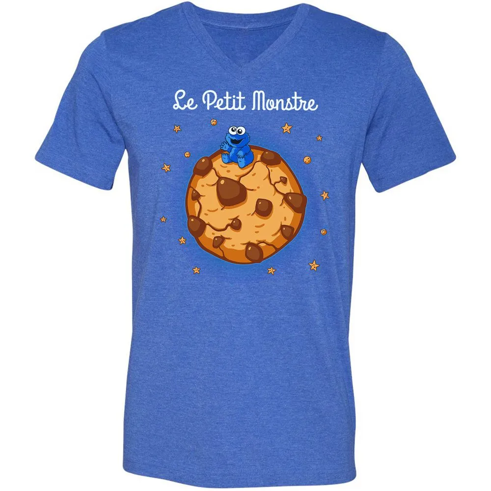 Unisex V-Neck T-Shirt - EZ3VNJAF - Heather True Royal - 14