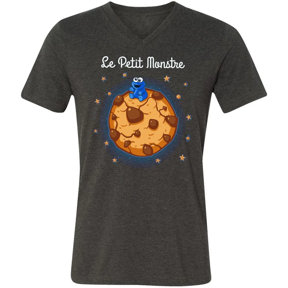 Unisex V-Neck T-Shirt - EZ3VNJAF - Dark Grey Heather - 8
