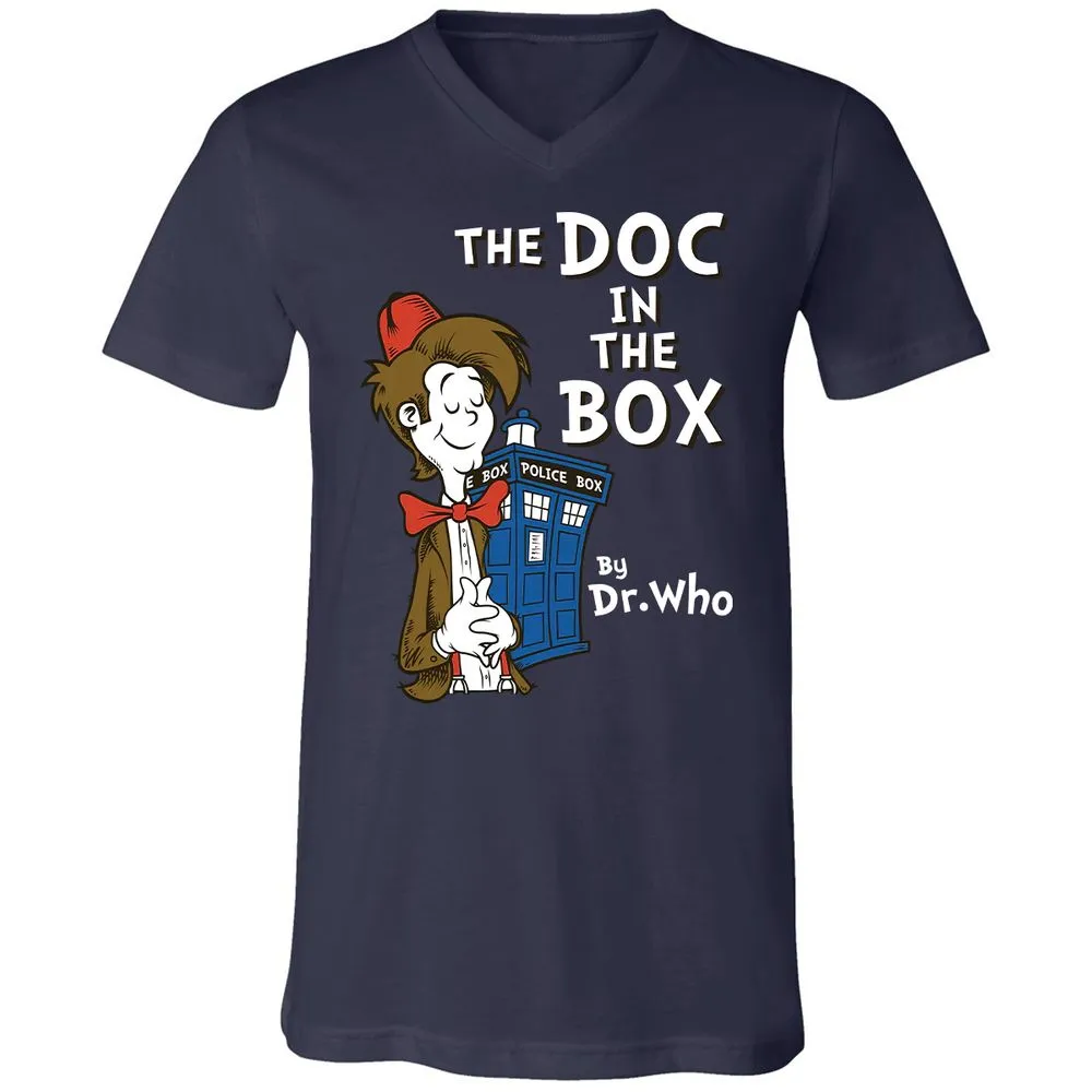 Unisex V-Neck T-Shirt - 16B3AMTV - Navy - 2