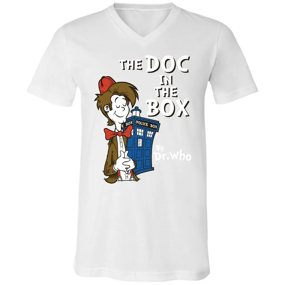 Unisex V-Neck T-Shirt - 16B3AMTV - White - 5