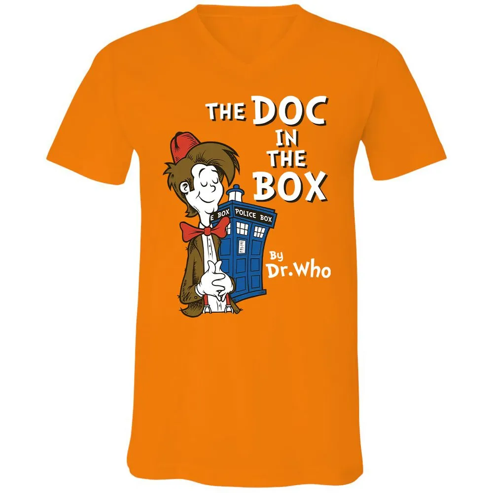 Unisex V-Neck T-Shirt - 16B3AMTV - Orange - 11