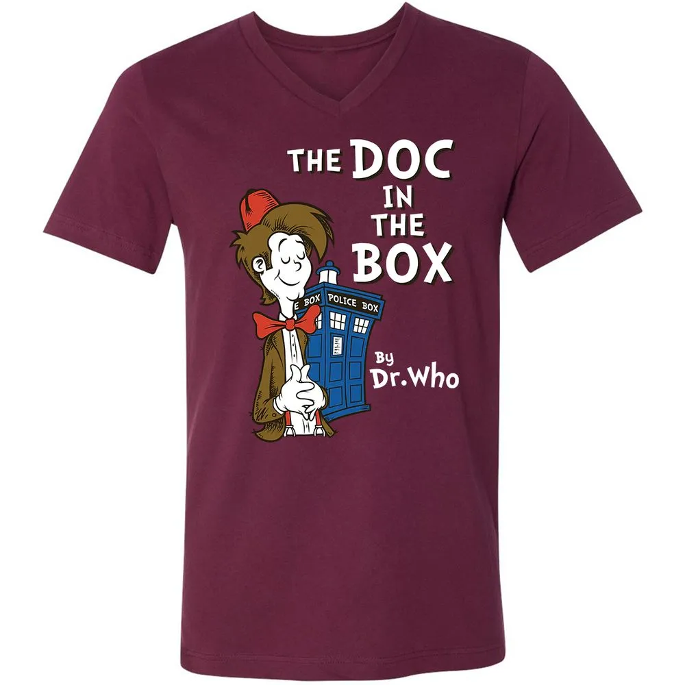Unisex V-Neck T-Shirt - 16B3AMTV - Maroon - 6
