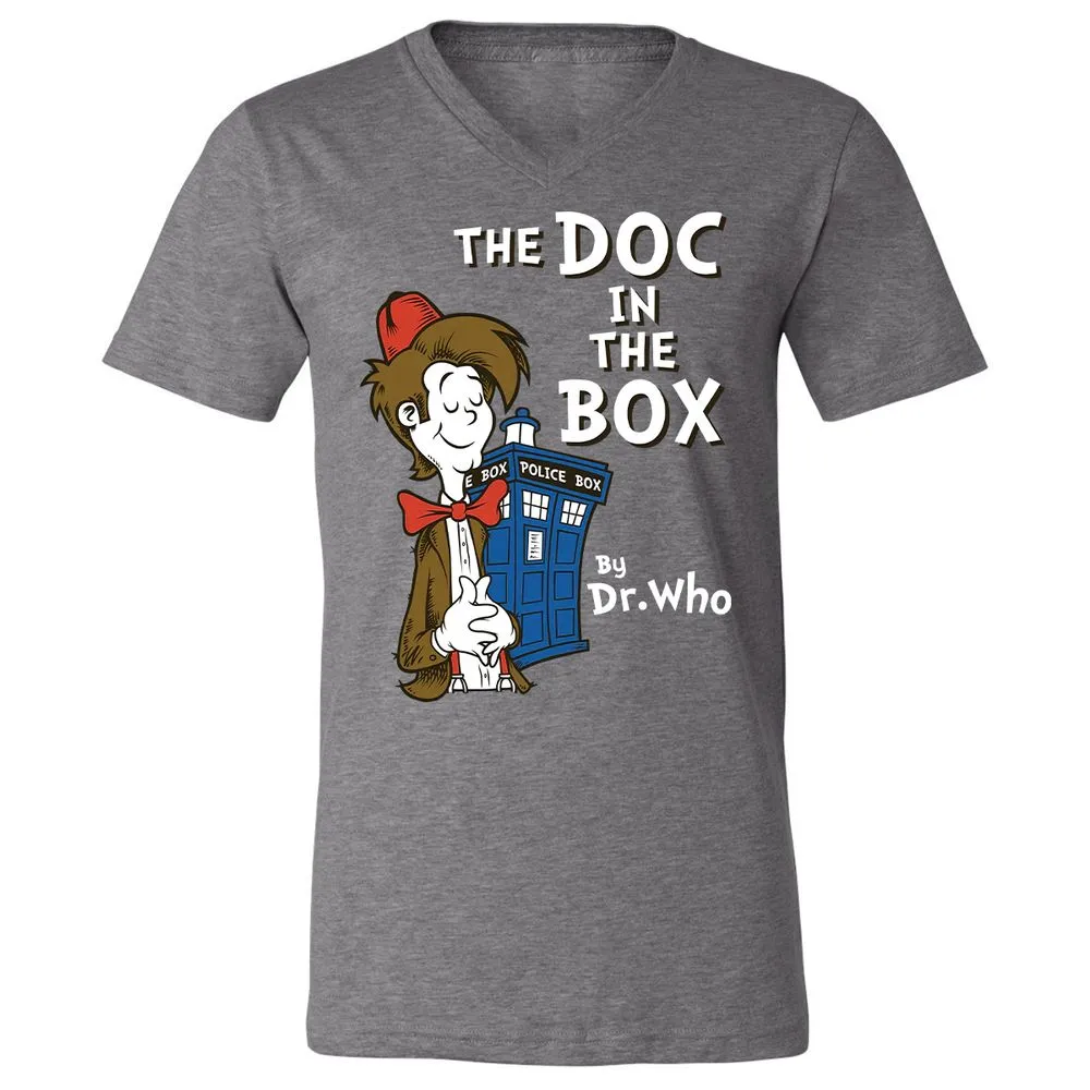 Unisex V-Neck T-Shirt - 16B3AMTV - Deep Heather - 13