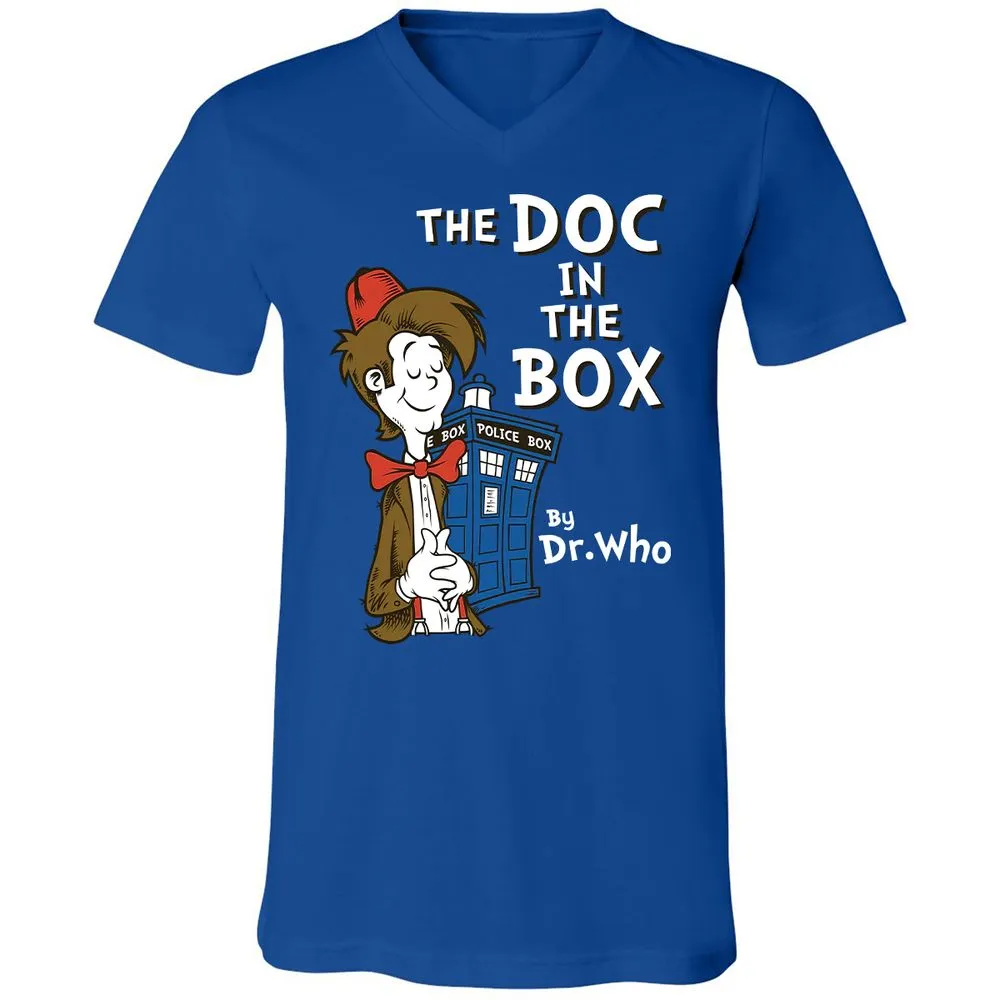 Unisex V-Neck T-Shirt - 16B3AMTV - True Royal - 4