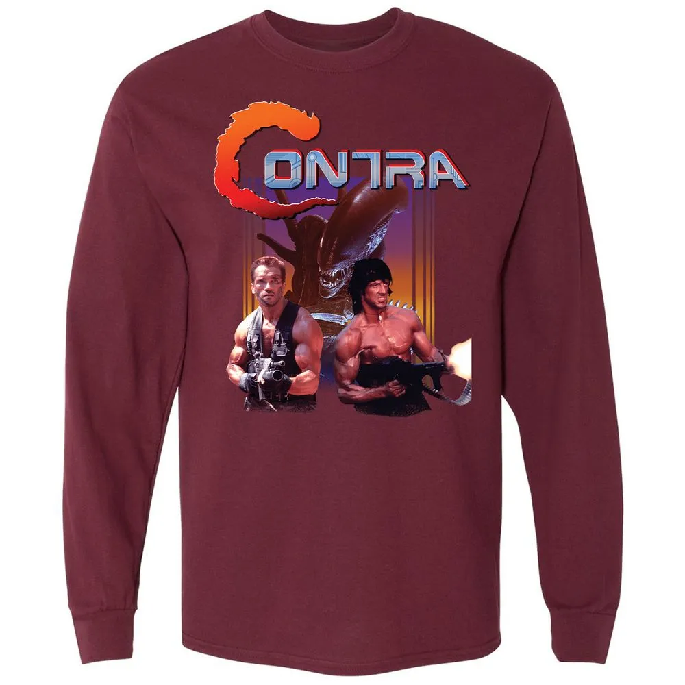 Long Sleeve T-Shirt - 3RPS9ASS - Maroon - 11