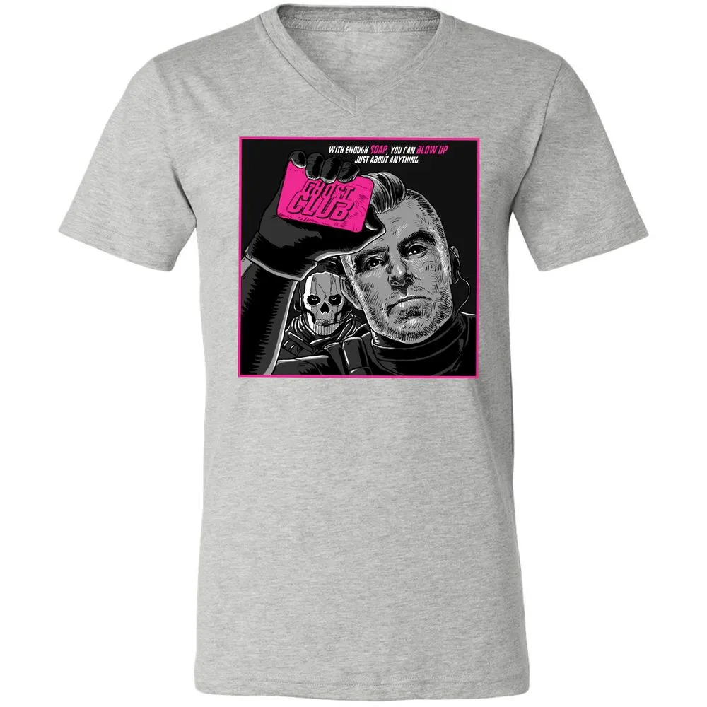 Unisex V-Neck T-Shirt - F7YR2FUA - Athletic Heather - 7