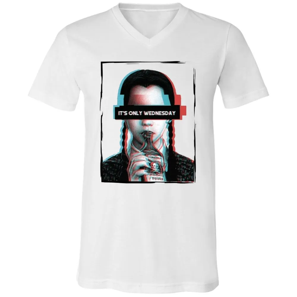 Unisex V-Neck T-Shirt - GTJQ179A - White - 5