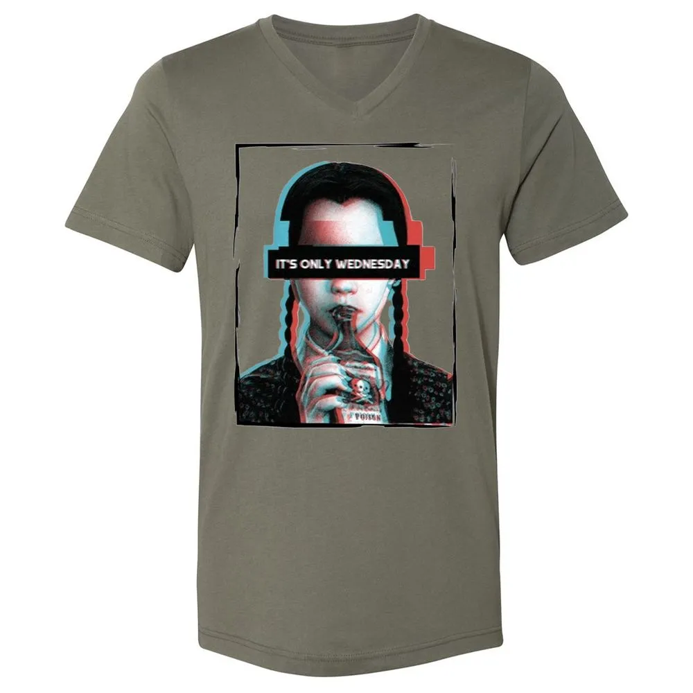 Unisex V-Neck T-Shirt - GTJQ179A - Military Green - 10