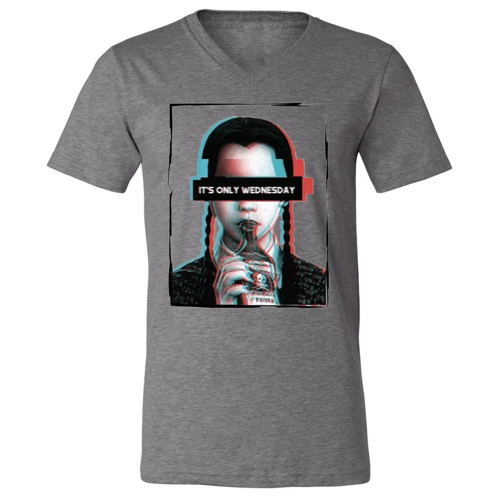 Unisex V-Neck T-Shirt - GTJQ179A - Deep Heather - 13