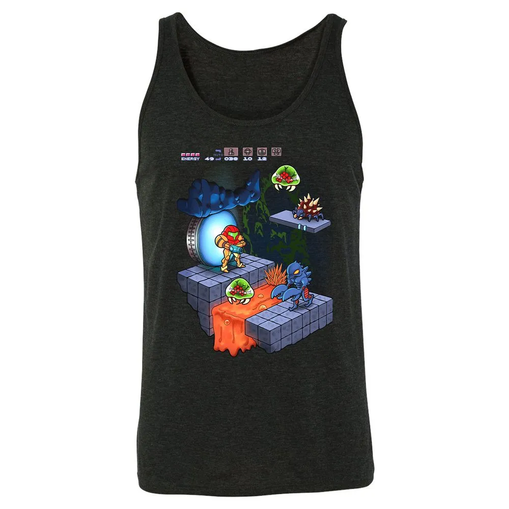 Unisex Jersey Tank - KAZ9WR86 - Charcoal Black Triblend - 5
