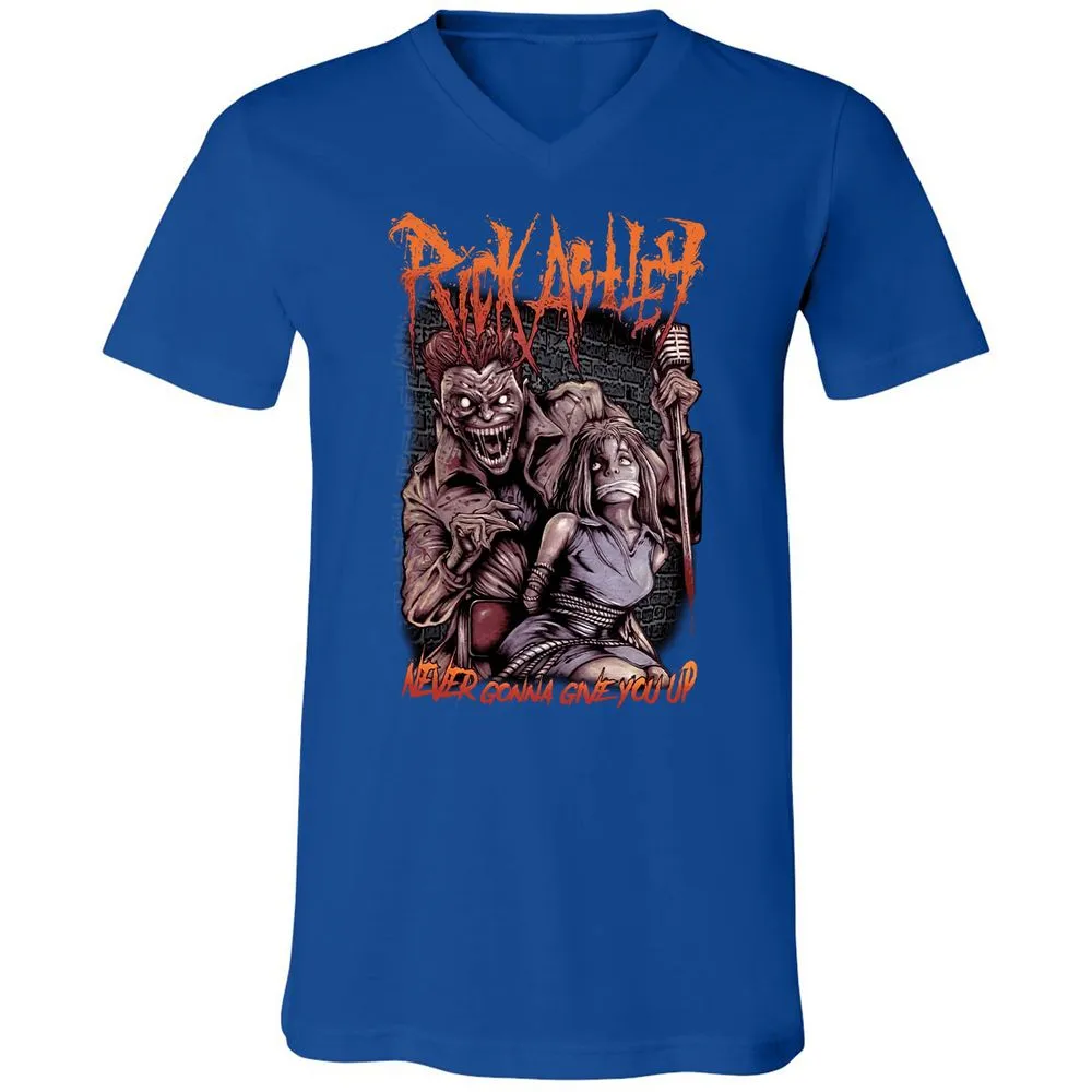 Unisex V-Neck T-Shirt - ZLYGHYQP - True Royal - 4
