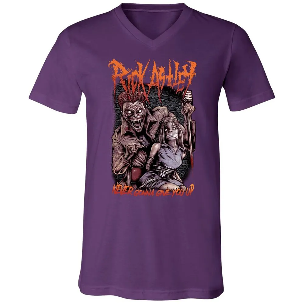Unisex V-Neck T-Shirt - ZLYGHYQP - Team Purple - 9
